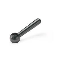 GN 204 Short Clamping Lever Steel Blackened